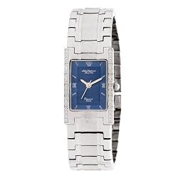 Jules Jurgensen Women's 5229LW Diamond Accented Bezel Watch