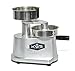 KWS HP-130 Hamburger Patty Press maker, Hamburger Press, Stainless Steel bowl Silver