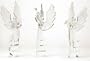 Set of 3 Acrylic Decor Angels Playing Musical Instruments Christmas Figures