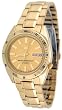 Seiko 5 Men's 50M Gold Tone Self-Winding Automatic Watch Model SNKF54K1