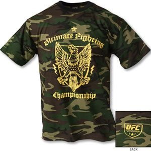 UFC Camo War Eagle Short Sleeve Tee