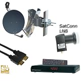 41PhJTU7a4L. SL160  HDTV Sat Anlage, 80cm Spiegel, Single LNB, Megasat HD 400 schwarz, 1m HDMI Kabel