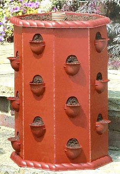 Strawberry Barrel Planter
