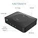 Bluetooth Audio Receiver, Oittm NFC Enabled Bluetooth 3.0 Wireless Audio Adapter 3.5mm/ RCA Stereo Output for Home Music Streaming Sound System Compatible with iPhone, Samsung and Other iOS Android Smartphones (black)