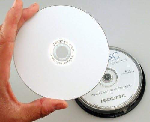 M-Disc DVD+R 4.7GB 4x Ink-Jet Printable Media 10 Discs