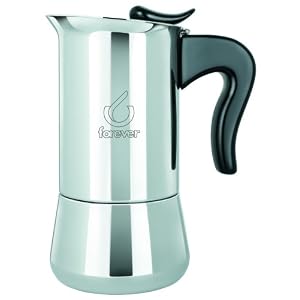 Click here to see all customer reviews now Forever Espresso Inox 6 Cup Espresso Maker.