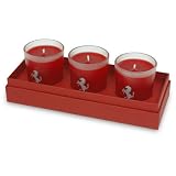 Ferrari glass candle set Ferrari glass candle set