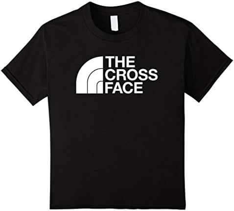 Kids The Cross Face T-Shirt - BJJ MMA Wrestling Grappling 4 Black