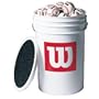 Wilson A 1010 Blems Bucket of Baseballs (3-dozen baseballs)