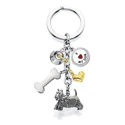 Scottish Terrier - I Love My Dog Keychain