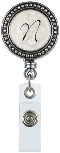 Ganz Initially Yours Retractable ID Badge - N