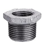 ブッシング 可鍛鋳鉄製管継手(白) (3/8B×1/4B)×18L BU