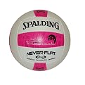 Spalding King of the Beach NEVERFLAT Volleyball - Pink/ White