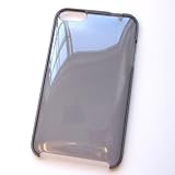Apple iPod Touch 2nd & 3rd Generation Hard Case BACK-Style Protective Cover (Back Plate only) Transparent Smoke Gray
