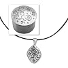 Sterling Silver Petroglyph Gift Pendant on Leather Cord with Matching Treasure Box
