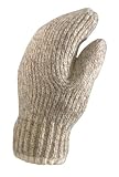 Fox River Mills 9988-06120 SM Double Ragg Mitt Brown Tweed Sm