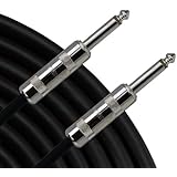 StageMASTER SEG-15 15-Feet Instrument 1/4-Inch Straight Each End Connector Low Noise Shielded Cable