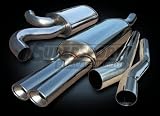 Produkt-Bild: Supersport Edelstahl Auspuffanlage (63,5mm) VW Passat III Limo,Variant Typ 3B, Bj. 10/96-11/00, 1.6,1.8,1.8T,2.0,2.3,1.9TDI,2.5TDi (74,75,85,88,92,96,110,125KW Diesel 66,74,81,85,96,100,110,120,132KW),