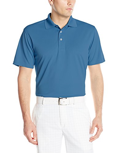 PGA TOUR Golf Air Flux Short-Sleeve Solid Polo Shirt, Stellar, X-Large