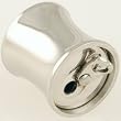 One Stainless Steel Double Flared Can Plug: 0g (SOLD INDIVIDUALLY. ORDER TWO FOR A PAIR.)