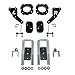 Pro Comp Suspension 64170K Level Lift Strut Spacer Nitro Leveling Kit 2.25 in. Lift Level Lift Strut Spacer