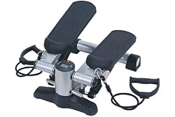 SunFitness LCD Stair Stepper w/ Resistance Bands