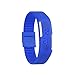 Bessky Unisex Rubber Blue LED Watch Date Sports Bracelet Digital Wrist Watch