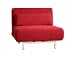 Baxton Furniture Studios Romano Convertible Sofa Chair Bed, Red Reviews