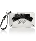 41PhiVK  7L. SL160  G by GUESS Lindsey Wristlet Clutch, WHITE