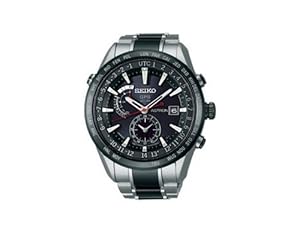 Seiko Astron Gps Solar Titanium with Ceramic Bezel & Band SAST015
