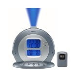 Homedics SS-5000 Sound Spa Projection Clock Radio with Atomic Clock and Indoor/Outdoor Temp