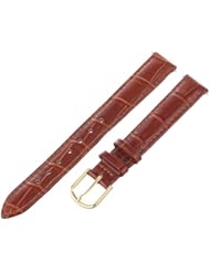 Voguestrap TX45313HN Allstrap 13mm Honey Regular-Length Tile Crocodile Calf Watchband