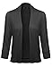 MBE Women's Super Comfy Open Front Drape Cardigan