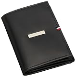 Tommy Hilfiger Men's Credit Card Trifold, Black, One Size