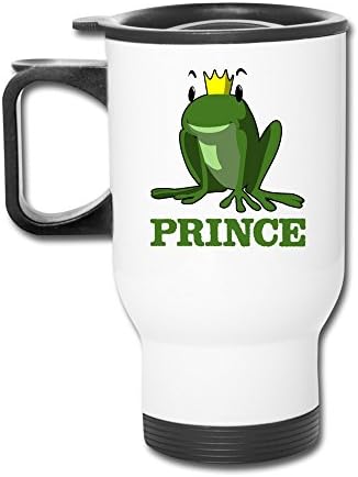 Aip-Yep Custom Prince And Forg SPILL-PROOF Travel Mugs White