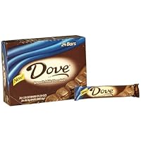 Dove-Smooth Milk Chocolate Bar, 24/1.3oz Bars
