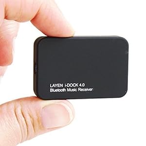 LAYEN i-DOCK Bluetooth 4.0 Musik-Receiver Adapter Mit aptX für verbesserte Soundqualität! Kabelloses Musik-Streaming von Ihrem Telefon/Tablet/iPod/PC usw. an Dockingstation, Lautsprecher, Stereoanlagen, Bose, Pure, B&W, JBL usw.!