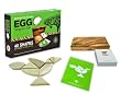 MonkeyPodGames Egg Tangram Set - 40 Shapes of Birds to Replicate