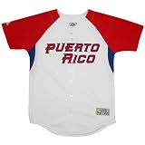 Puerto Rico 2009 World Baseball Classic Youth Replica Jersey by Majestic Athletic