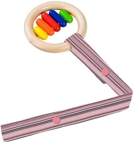 TutimNYC Sophie The Giraffe Toy Sitter Holder Clip Bloom Stripes