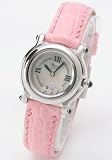 [ショパール]CHOPARD 腕時計 ハッピースポーツ 5Pダイヤ ブルーサファイア クロコレザー ピンク/ホワイトシェル 27/824523 レディース [並行輸入品]
