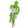 Magnetic Hook Flexible arms and legs Green Flower Girl