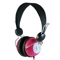 Professional Ovleng Senyen SY-T9011MV Hi-Fi Stereo Headphone, With Built-In Microphone & Reversible Earcups - Black/Pink