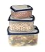 Cook Pro 6 Piece Storage Container Set, Blue