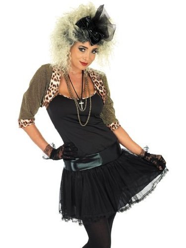 Bristol Novelty 80's Video Super Star Adult Fancy Dress Costume