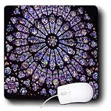 Florene Architecture - Notre Dame Cathedral Stained Glass - Mouse Pads