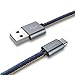USB Type C Cable, IMKEY® Denim design USB Type C to Type A (USB-C to USB-A) 3.3 feet Charging & Data Cable for New MacBook, LG G5, Oneplus 2, Nexus 5X / 6P, ChromeBook Pixel and More