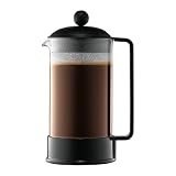 Bodum Brazil Coffee Press, Coffe Maker French Press 12 Cup, 1.5 l, 48Oz, Black