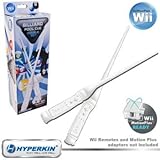 New Nintendo Wii Billiard Pool Cue Double Set Compatible Motionplus Adapters Comfortable Hand Grip