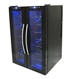 NewAir AW-320ED NewAir Dual Zone Thermoelectric Wine Cooler With Dual Temperature Zones
